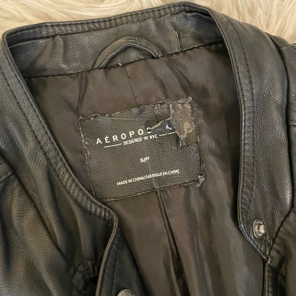 Black | Faux Leather | Jacket - Picture 14 of 14